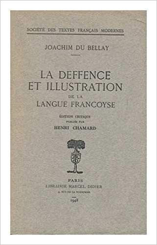 La diffence et illustration de la langue Francoyse - Click to enlarge picture.