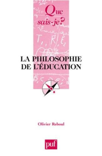 La philosophie de l'éducation - Click to enlarge picture.