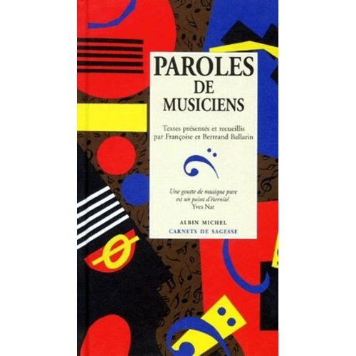 Paroles de musiciens - Click to enlarge picture.