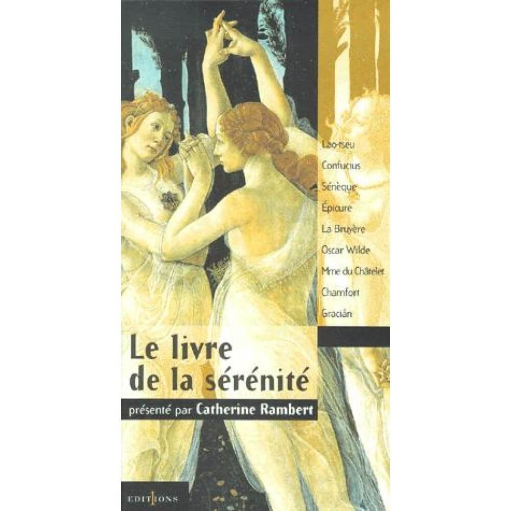 Le livre de la sérénité - Click to enlarge picture.