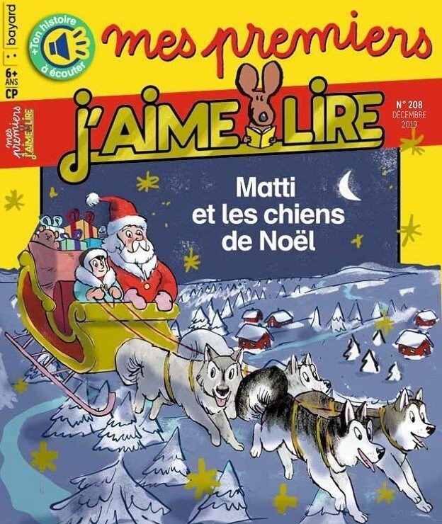 Matti et les chiens de Noël - Click to enlarge picture.