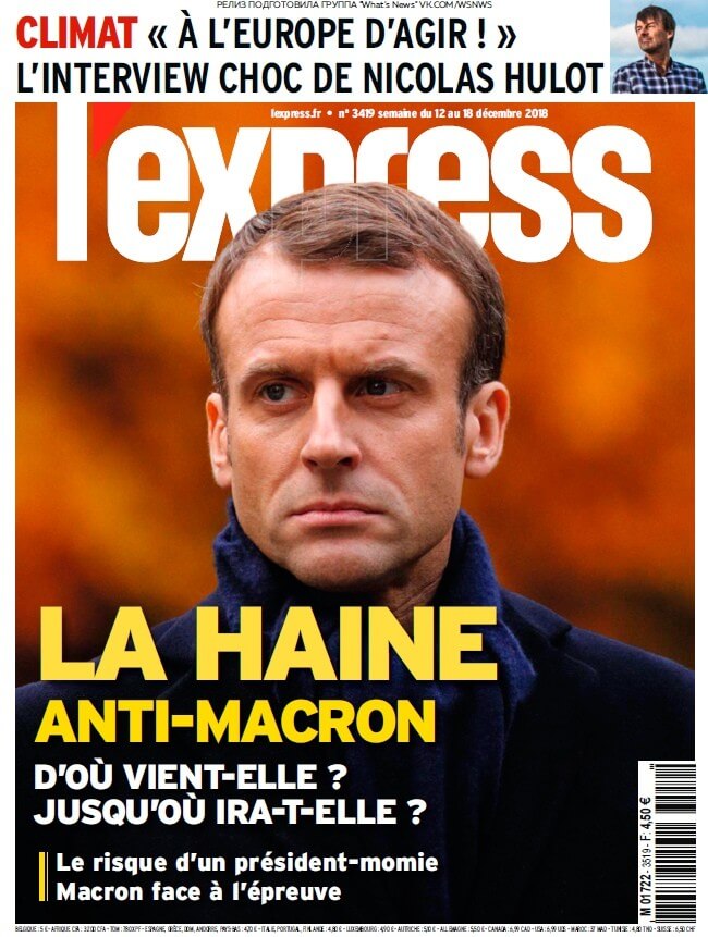 La haine Anti-Macron - Click to enlarge picture.