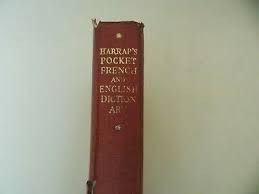 Harrap's pocket French and English Dictionary - Click to enlarge picture.
