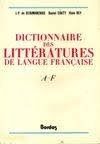 Dictionnaire des littératures de la langue Française - Click to enlarge picture.