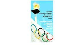 Lexique anglais/français des sports olympiques - Click to enlarge picture.