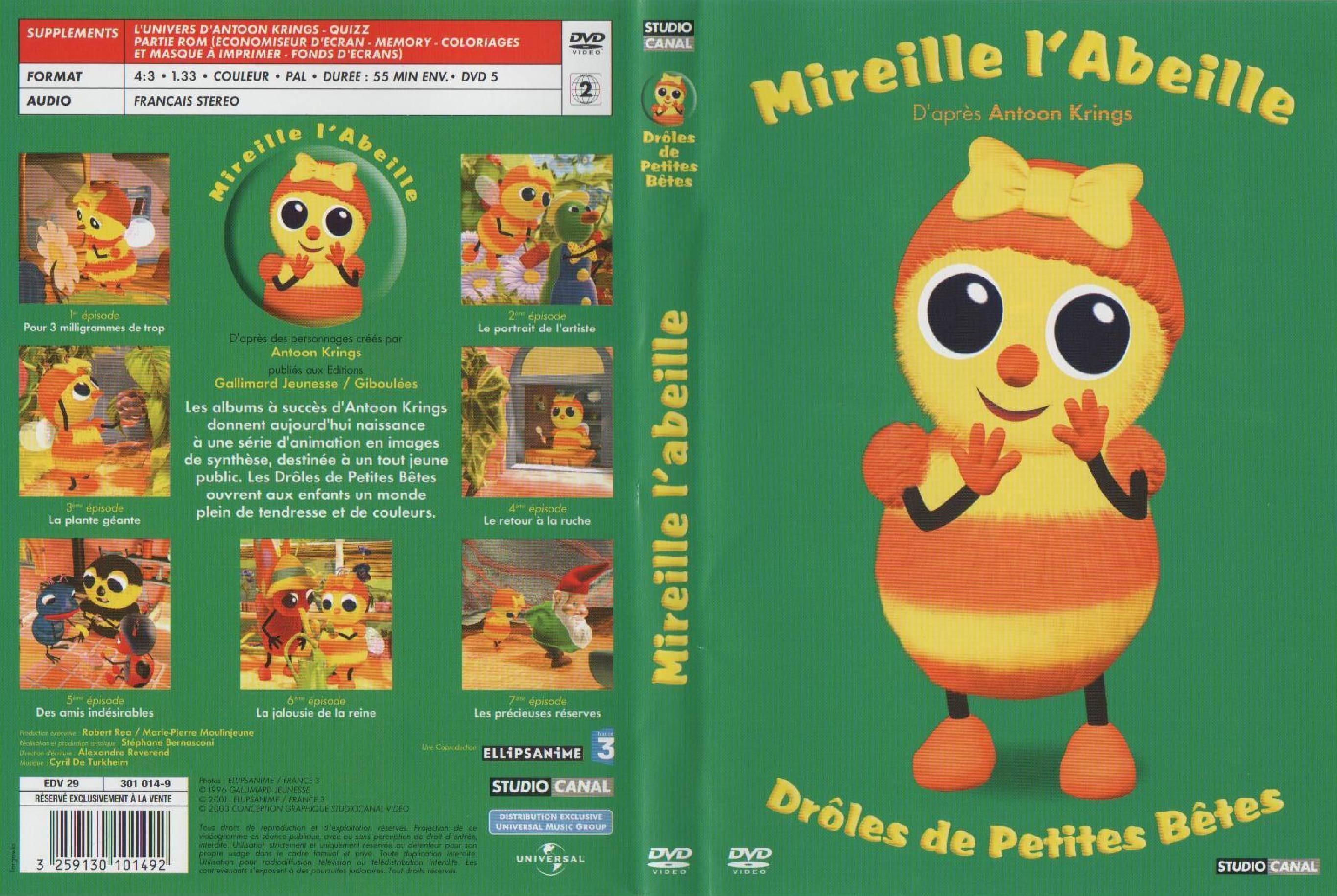 Mireille l'abeille - Click to enlarge picture.