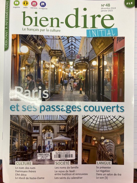 Paris et ses passages couverts - Click to enlarge picture.
