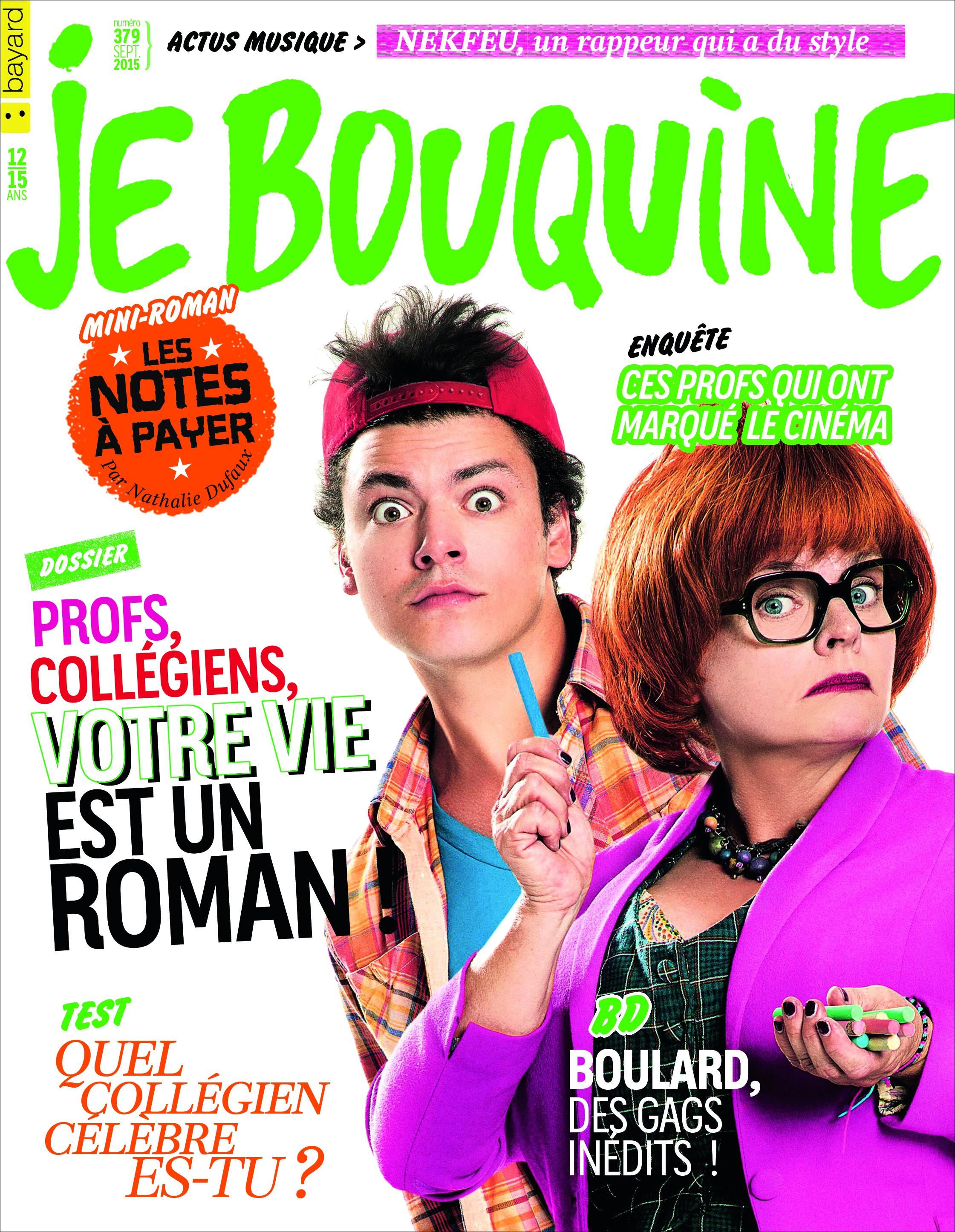 Profs, collégiens, votre vie est un roman! - Click to enlarge picture.