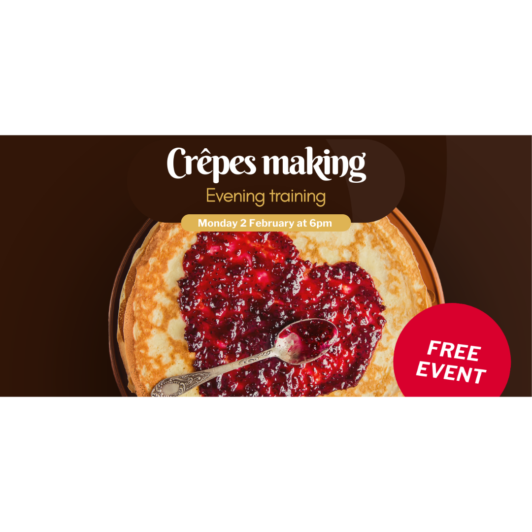 Crepes making - Evening training