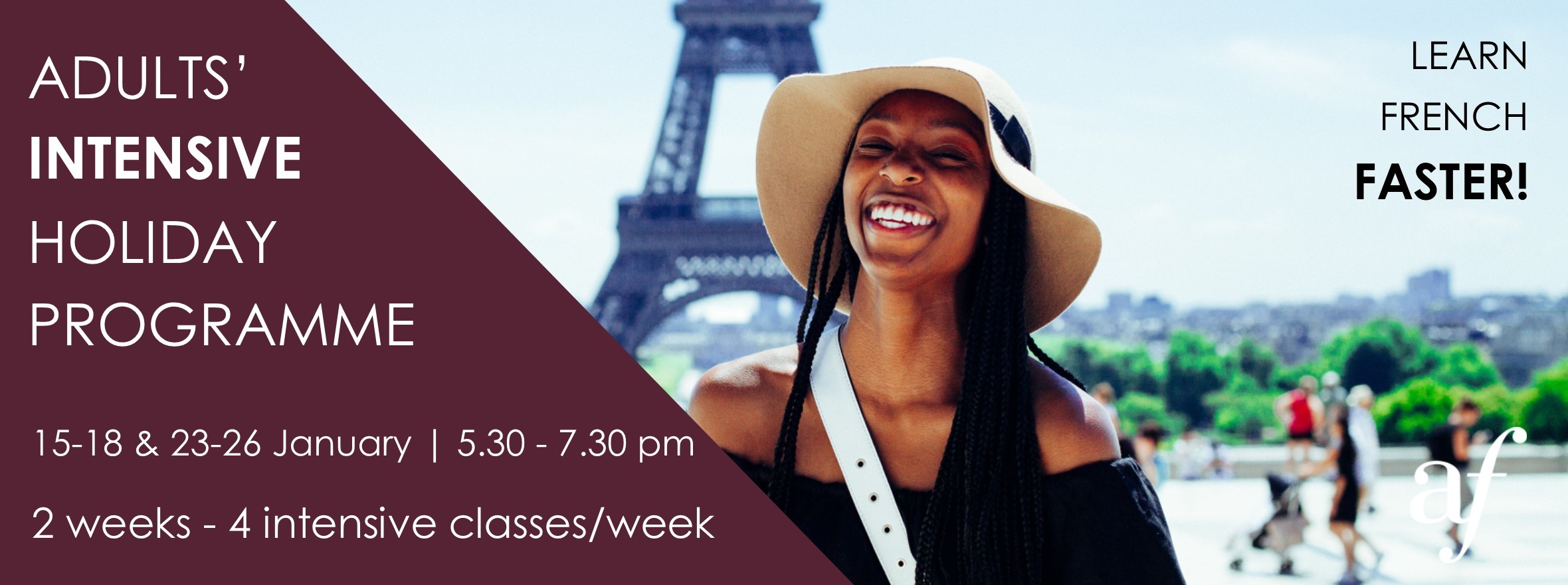 Adults Intensive Holiday Programme